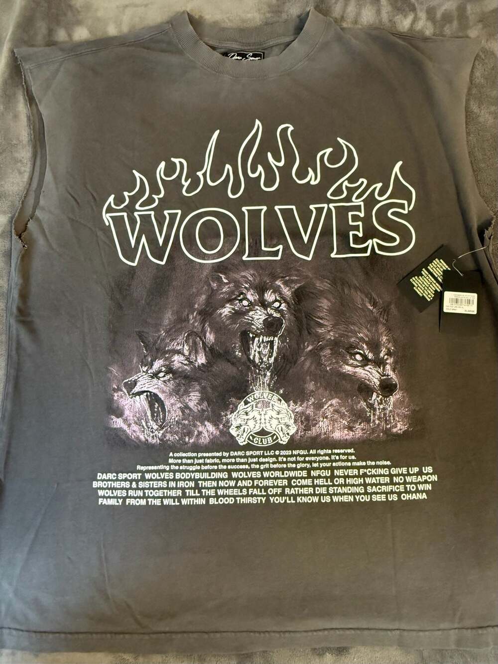 Darc Sport Cerberus V2 Vintage Premium Muscle Tee XL
